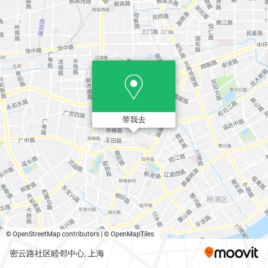 密云路社区睦邻中心地图