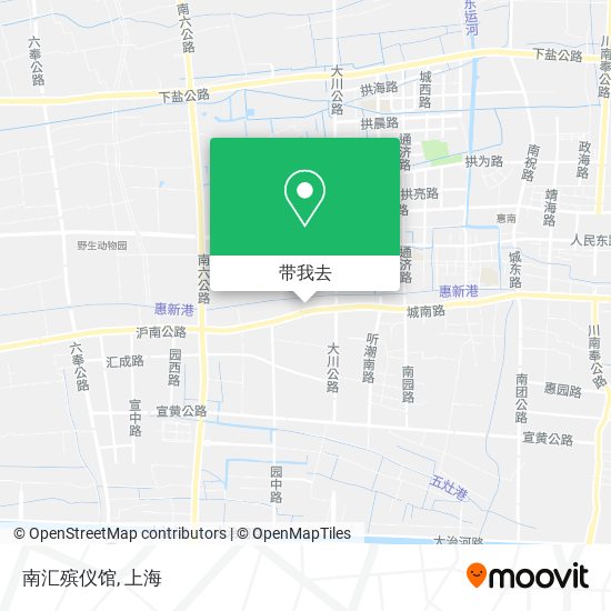 南汇殡仪馆地图