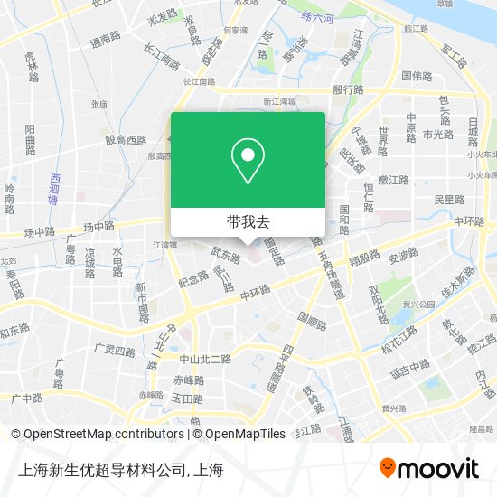 上海新生优超导材料公司地图