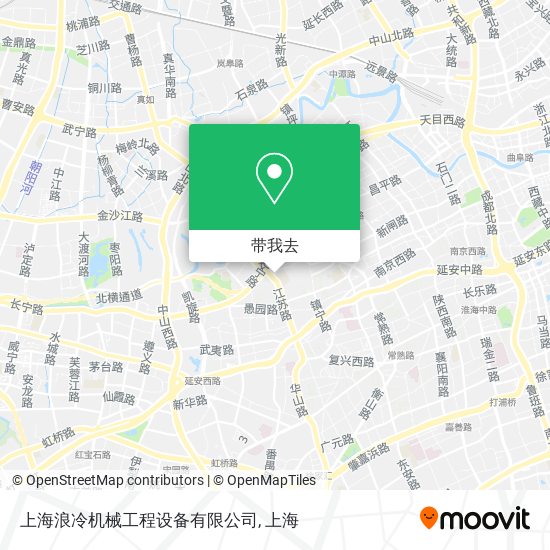上海浪冷机械工程设备有限公司地图