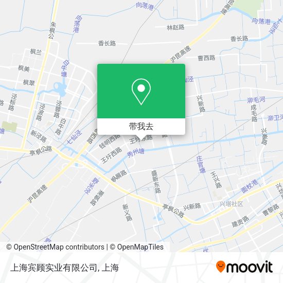 上海宾顾实业有限公司地图