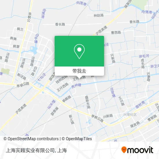上海宾顾实业有限公司地图
