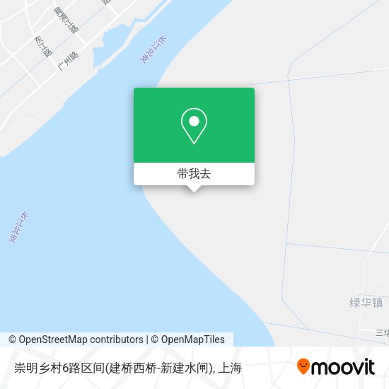 崇明乡村6路区间(建桥西桥-新建水闸)地图