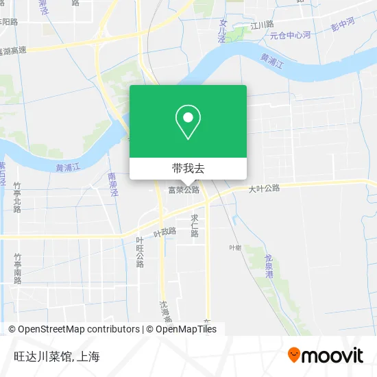 旺达川菜馆地图