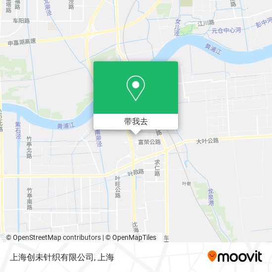上海创未针织有限公司地图