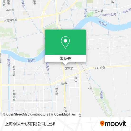 上海创未针织有限公司地图