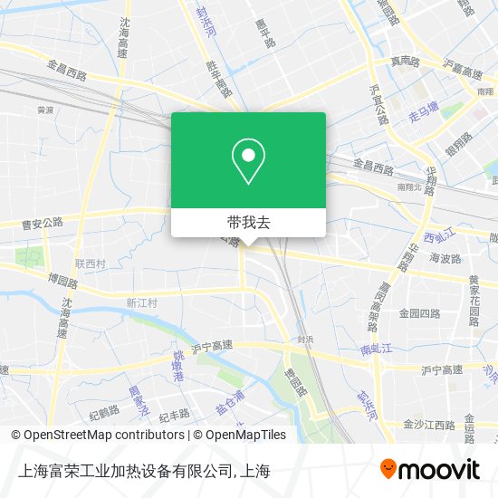 上海富荣工业加热设备有限公司地图