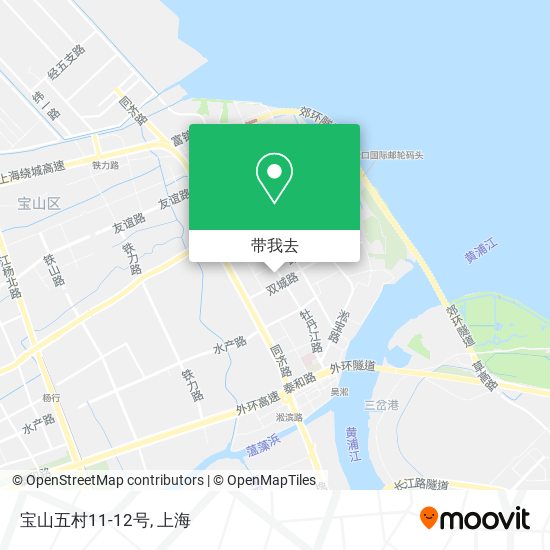 宝山五村11-12号地图