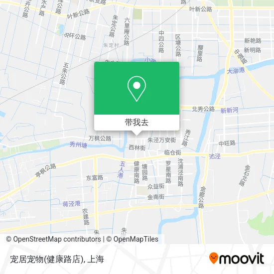 宠居宠物(健康路店)地图