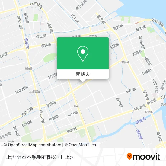 上海昕奉不锈钢有限公司地图