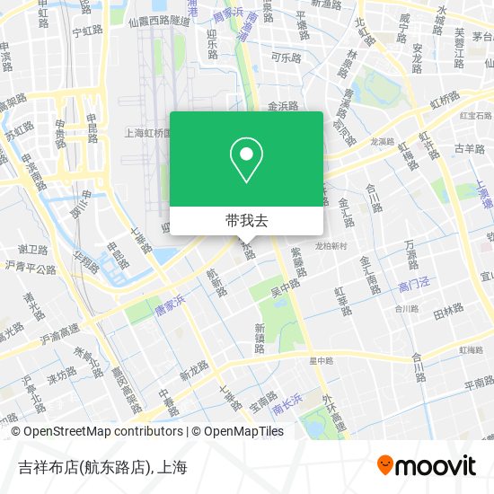 吉祥布店(航东路店)地图