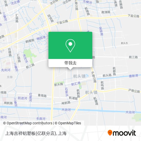 上海吉祥铝塑板(亿联分店)地图