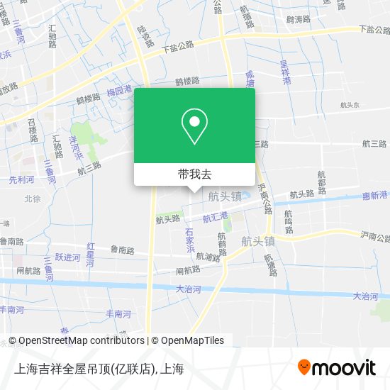 上海吉祥全屋吊顶(亿联店)地图