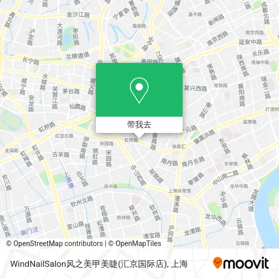 WindNailSalon风之美甲美睫(汇京国际店)地图