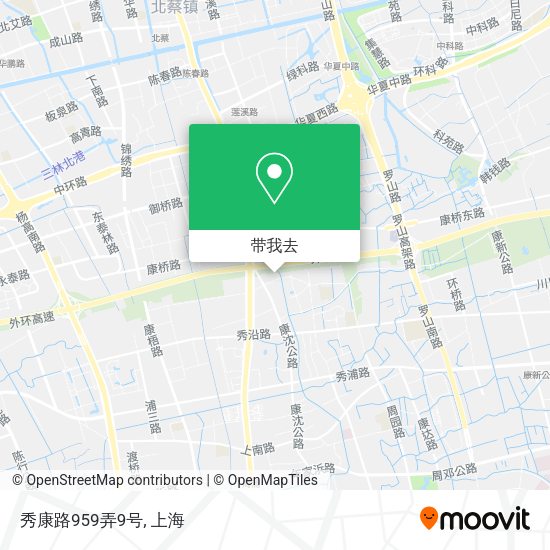 秀康路959弄9号地图