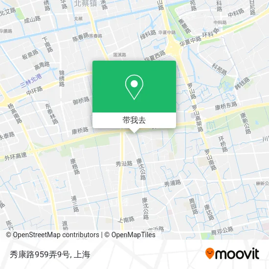 秀康路959弄9号地图