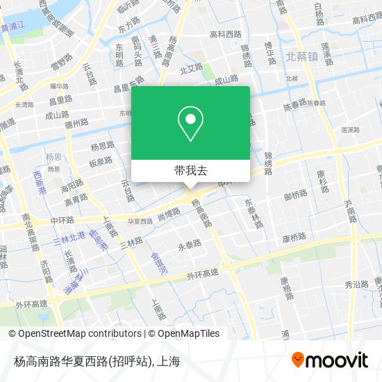 杨高南路华夏西路(招呼站)地图