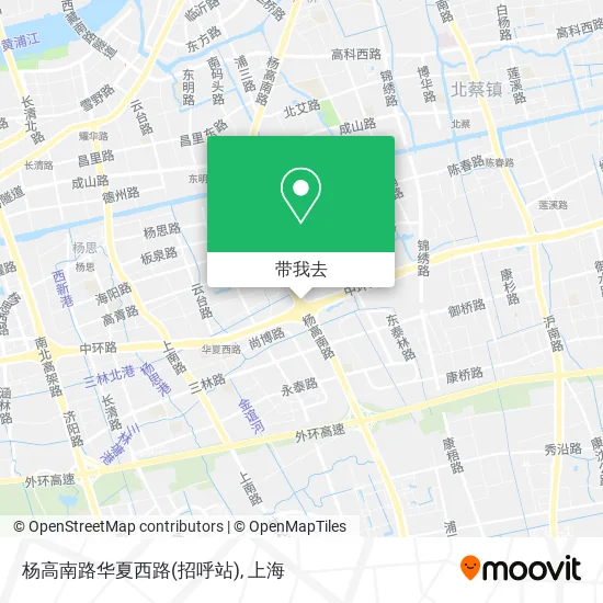 杨高南路华夏西路(招呼站)地图