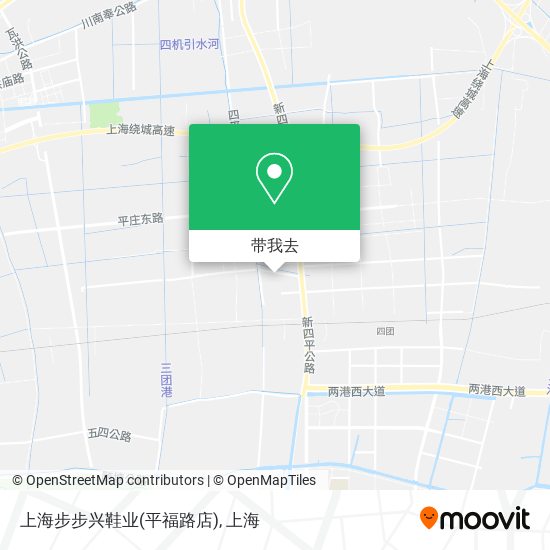上海步步兴鞋业(平福路店)地图