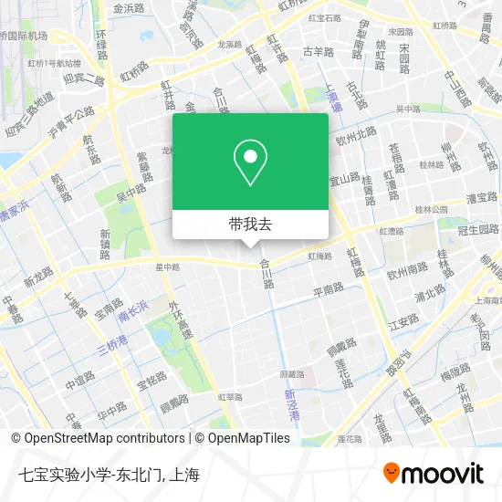 七宝实验小学-东北门地图