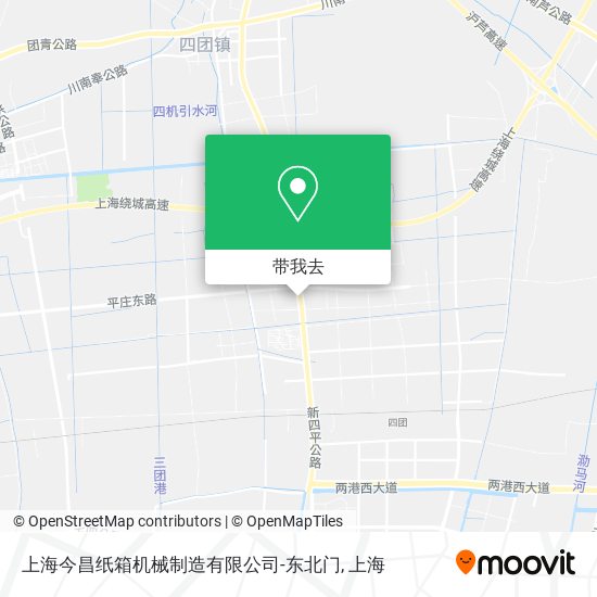 上海今昌纸箱机械制造有限公司-东北门地图