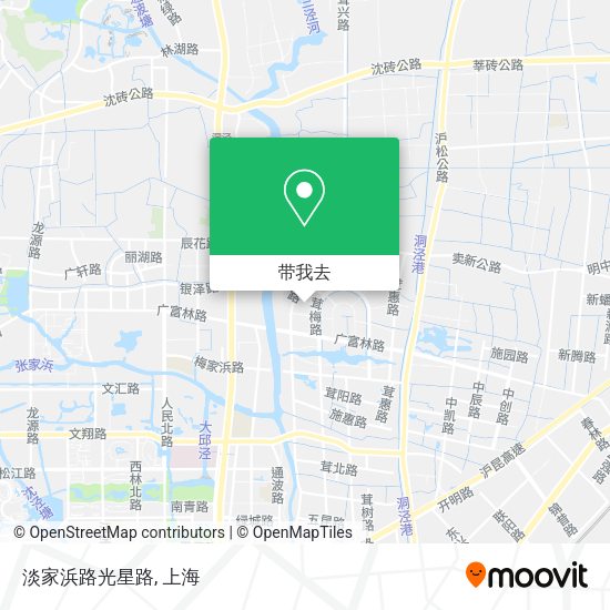 淡家浜路光星路地图