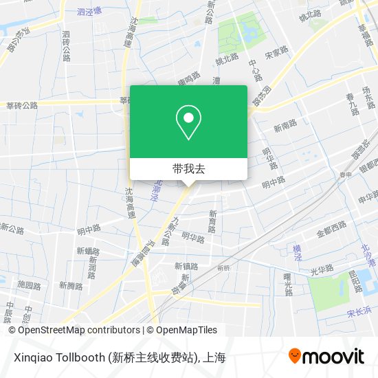 Xinqiao Tollbooth (新桥主线收费站)地图
