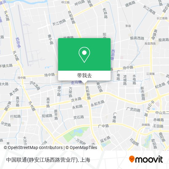 中国联通(静安江场西路营业厅)地图