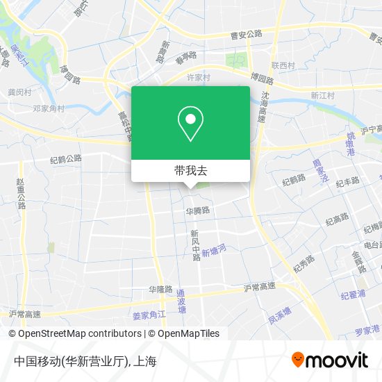 中国移动(华新营业厅)地图