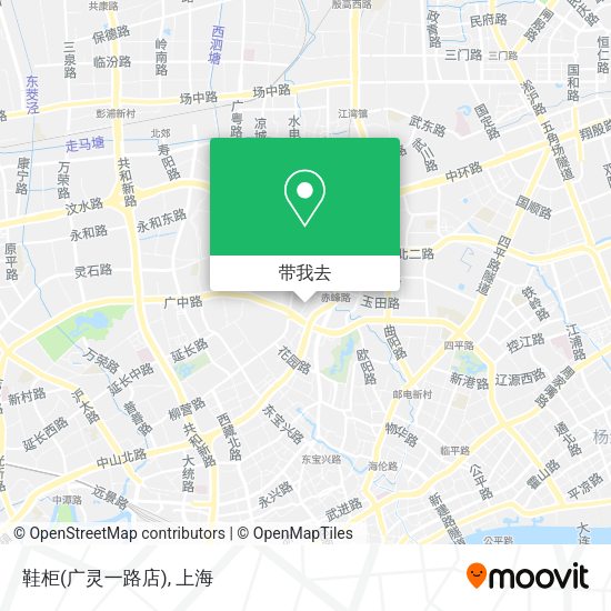 鞋柜(广灵一路店)地图