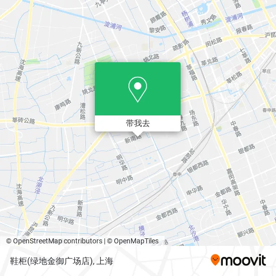 鞋柜(绿地金御广场店)地图