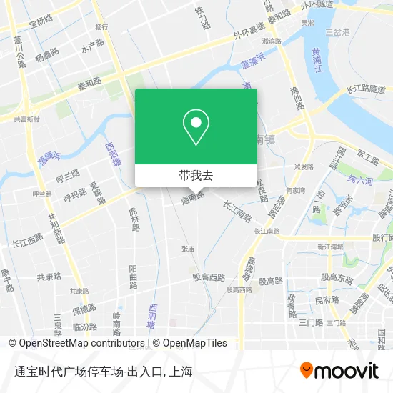 通宝时代广场停车场-出入口地图