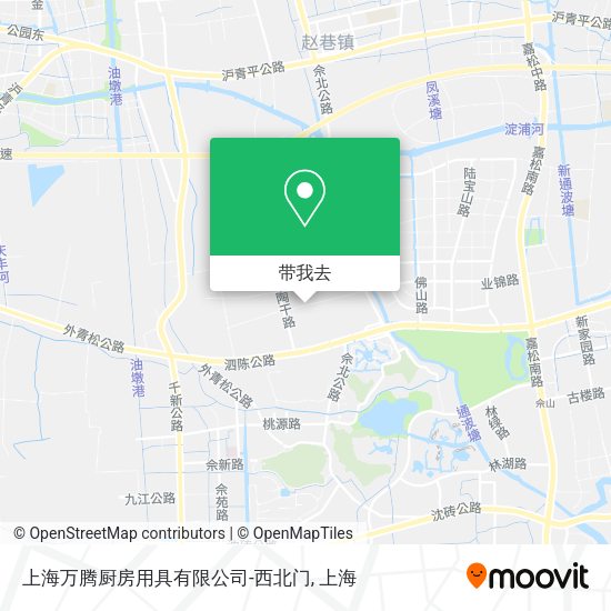 上海万腾厨房用具有限公司-西北门地图