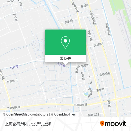 上海必乾钢材批发部地图