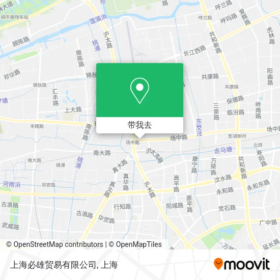 上海必雄贸易有限公司地图