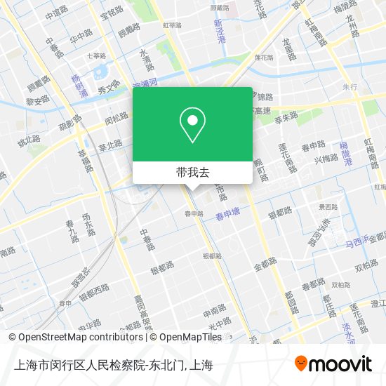 上海市闵行区人民检察院-东北门地图