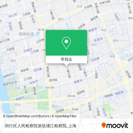 闵行区人民检察院派驻浦江检察院地图