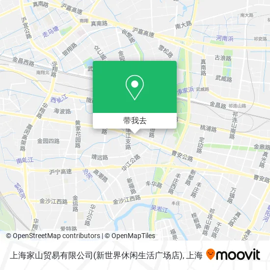 上海家山贸易有限公司(新世界休闲生活广场店)地图