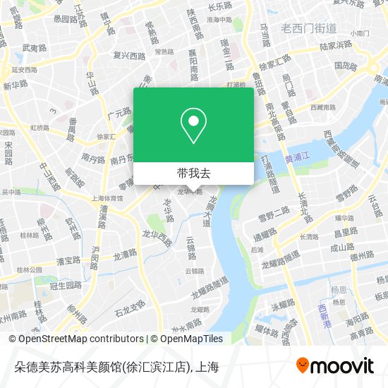 朵德美苏高科美颜馆(徐汇滨江店)地图