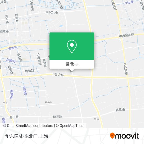 华东园林-东北门地图