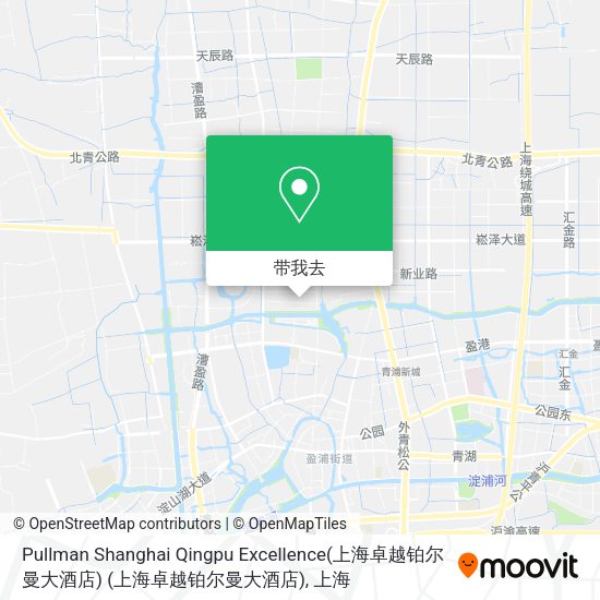 Pullman Shanghai Qingpu Excellence(上海卓越铂尔曼大酒店) (上海卓越铂尔曼大酒店)地图