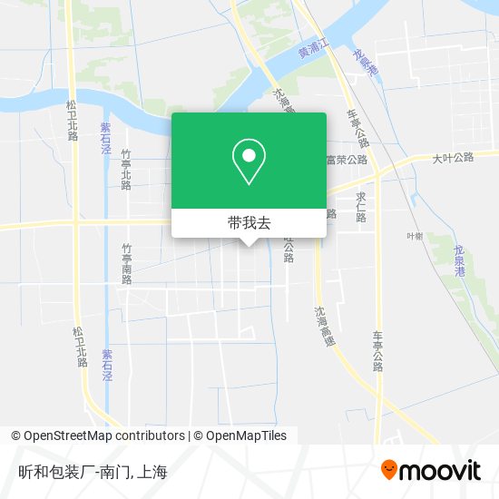 昕和包装厂-南门地图