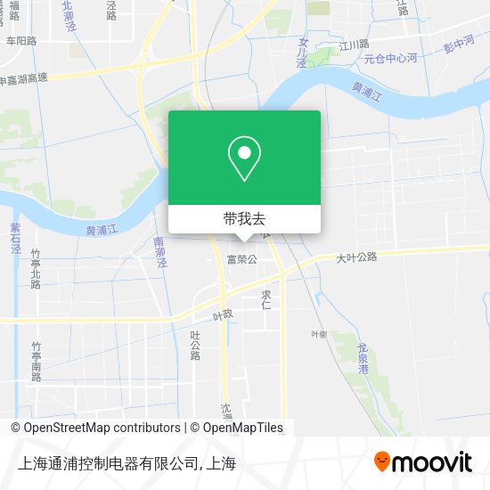 上海通浦控制电器有限公司地图