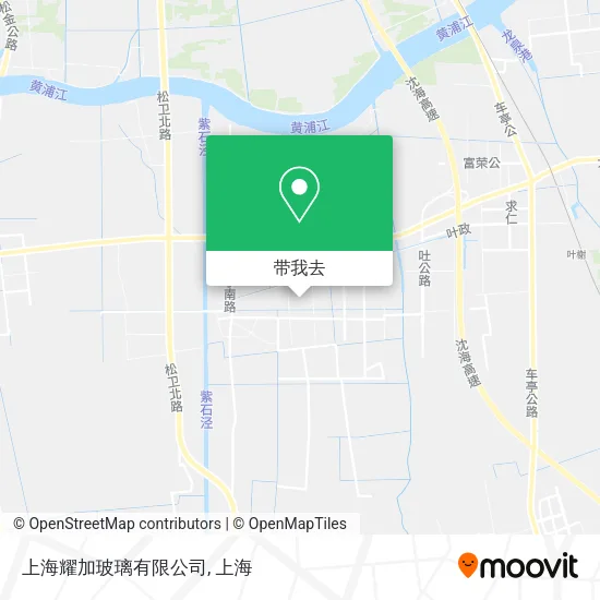 上海耀加玻璃有限公司地图