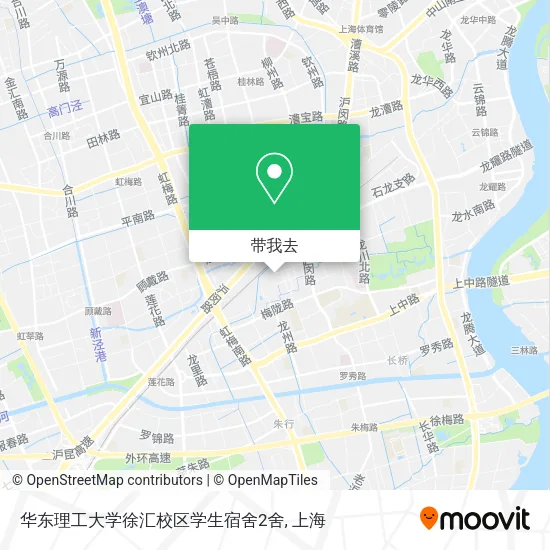 华东理工大学徐汇校区学生宿舍2舍地图