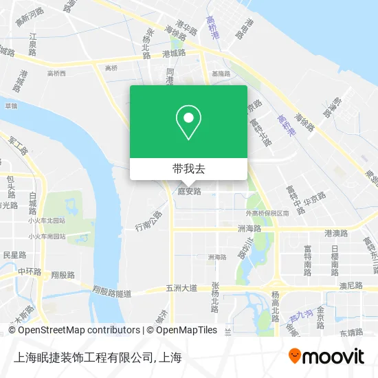 上海眠捷装饰工程有限公司地图