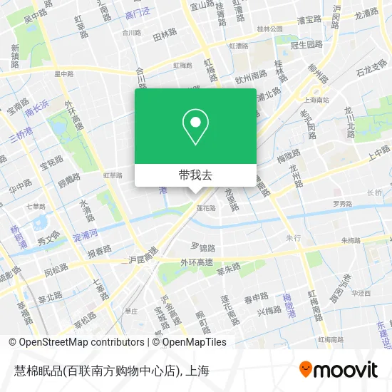 慧棉眠品(百联南方购物中心店)地图