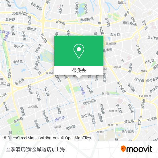 全季酒店(黄金城道店)地图