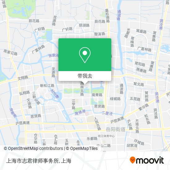 上海市志君律师事务所地图