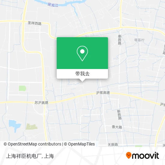 上海祥臣机电厂地图